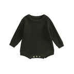 0-2Y Knitting Newborn Baby Girl Boy Spring Autumn Clothes Cute Long Sleeve Sweater Romper Jumpsuit Casual New born Outfits