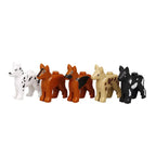 MOC Animal Scene Building Blocks Zoo Ducks Cat Dog Penguin Eagle Dove Wolf Bear Deer Shark Snake Mice Sheep DIY Toys Bricks K055