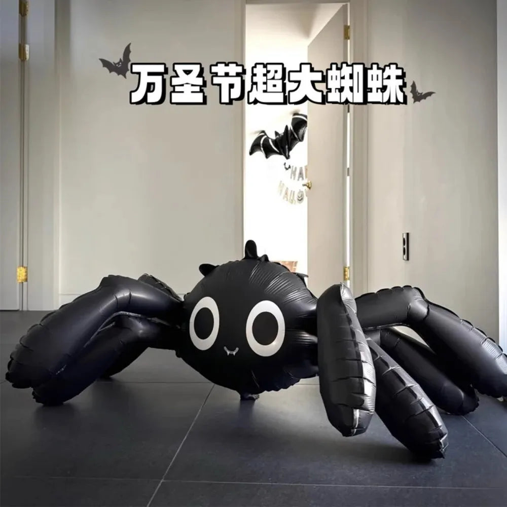 3D Black Spider Balloon Ghost Festival Party Decorations Trick Toy Balloon  Party Supplies Inflatable Ballon
