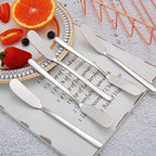 2 pieces, butter knife, stainless steel butter knife, cheese spreader, kitchen butter shovel, multifunctional butter shovel