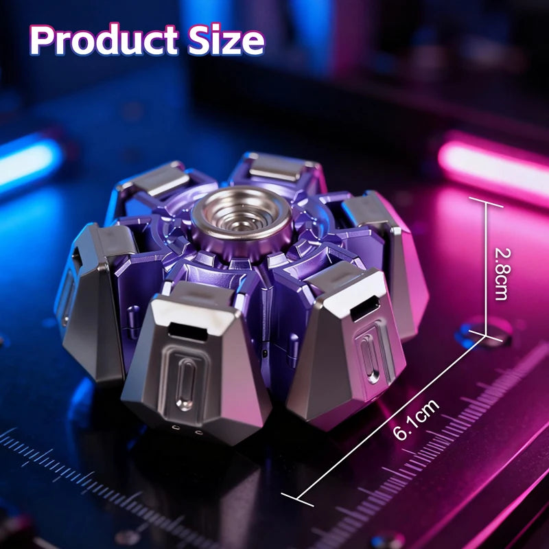 Creative EDC Hand Spinner Stress Relief Toy DIY Rotating Fingertip Gyroscope Spinner Fidget Toys for Kids Adult Birthday Gifts