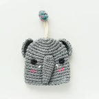 Cute Animal Doll Crochet Keychains For Keys Storage Funny Puppy Series Knitted Bag For Car Keys Holder Keyrings Custom Wholesale