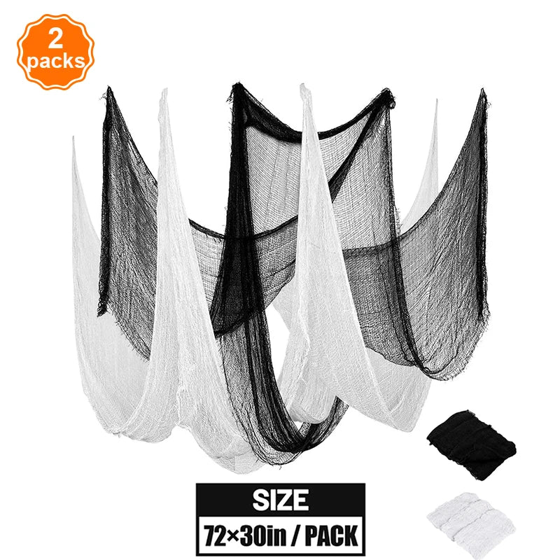 Horror Halloween Outdoor Decoration 59inch Creepy Corpse Props Set Scary Fake Bloody Body Bag Haunted House Hanging Decorations