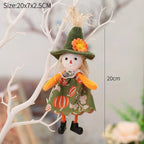 Halloween Decorations Doll Bar Decor Pumpkin Ghost Witch Pendant Scary Halloween Kids Gift Halloween Party Decoration for Home