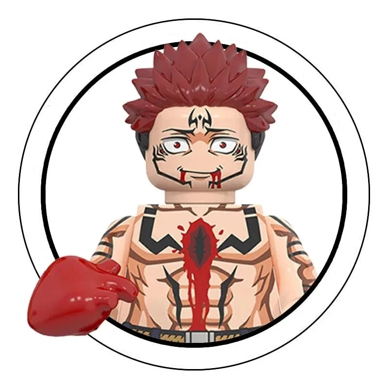 WM6139 WM6140 WM6149 WM6202 WM6201 Jujutsu Kaisen Building Blocks Mini Action Figure Itadori Yuji Gojo Satoru Ryomen Gifts Toys