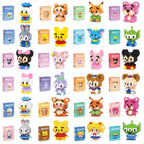 Disney 214 style Winnie LinaBell StellaLou Building Blocks Princess Cartoon Figrues Bricks Children's Assembly Toys Model Gift
