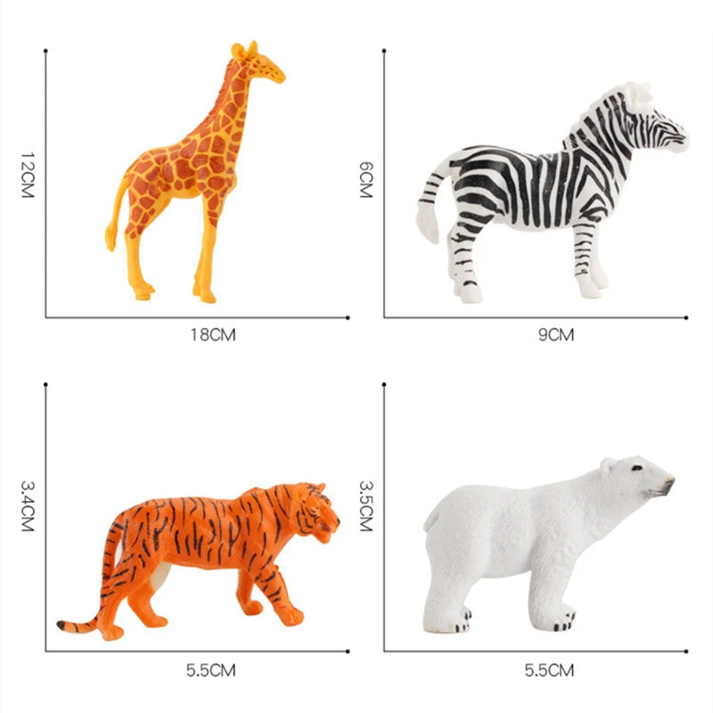 High Quality PVC Jurassic Dinosaurs World Action Figures Decoration Tyrannosaurus Brachiosaurus Rex Model Toy For Christmas Gift