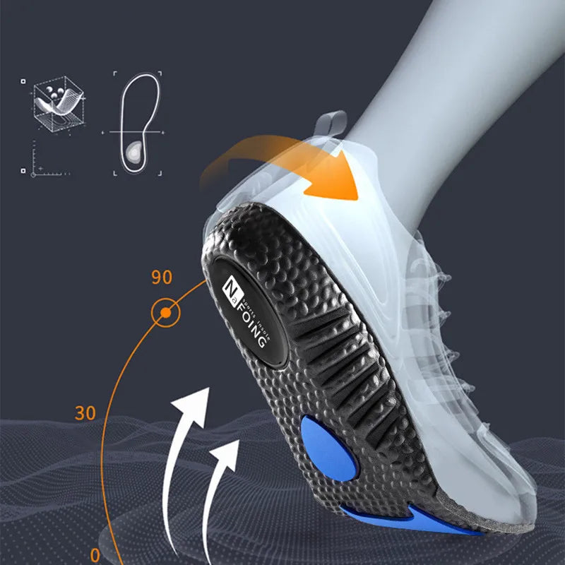 1Pair Height Increase Insoles for Feet PU Memory Foam Shoes Pad Breathable Orthopedic Heel Lift Insole for Sport Running Care