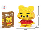 Cartoon Character Building Blocks Set - LiLo Stitch Winnie the Pooh Alien Tigger Toy Creative Gift Model Kit