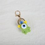 Mini Animal Doll Series Crochet Keychain Knitted Small Rabbit Doll Keyrings Mini Puppy Cute Keychain Wholesale Custom Accessory