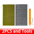 Car Cabin Filter With Activated Carbon Air Conditioning Filter Suitable For Tesla Model 3 Y Automotive Air Filter Bring Tools