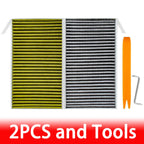Car Cabin Filter With Activated Carbon Air Conditioning Filter Suitable For Tesla Model 3 Y Automotive Air Filter Bring Tools