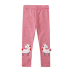 Jumping Meters New Arrival Girls Leggings Pant With Bee Embroidery Fashion Stripe Kids Skinny Pants Toddler Kids Pencil Pant