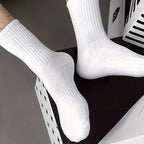 10/20 Pair Men Women Anti Odor Knitted Mid Tube Socks Suitable All Seasons Sweat Absorbing Breathable Couples Casual Sports Sock