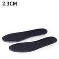 1Pair Height Increase Insoles Unisex Shoes Insole Height Lift Adjustable Cut Shoe Heel Insert Taller Support Absorbant Foot Pads