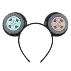 Disney Anime Cars Ears Headbands Women Sequins Bow Hairband Girls Pixar 95 Lightning McQueen Hair Accessories Kids Headwear Gift