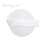 BRISTLEGRASS 2 5 10 Yard 5/8" 15mm Solid FOE Shiny Fold Over Elastic Spandex Satin Band Hair Tie Headband Dress Sewing Lace Trim