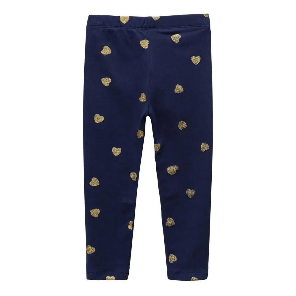 2 3 4 5 6 7 Years Girls Leggings 100% Cotton Girl's Trousers Little Girls Pants Skinny Cartoon Kids Children Leggings Trousers