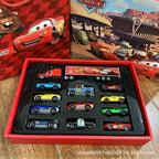 Pixar Cars McQueen Mater Mack Uncle Truck Alloy Diecast Car 1:55 Model Radiator Springs Town 11/6/4 Pcs Car Boxes Gift