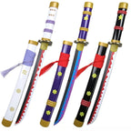 42cm/16.53in Anime Zoro Katana Swords Model Samurai Props Cosplay Peripherals Wooden With Sheath Collectible Ornaments Boys Toys