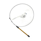 Simulation Bird Cat Toys Funny Interactive Peacock with Bell Cat Stick Toy for Kitten Playing Teaser Wand Toys Pet Cats Supplies