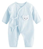 Somenie Infant Knitting Jumpsuit 100% Cotton Long Sleeve Romper One Piece Outfit for Boys & Girls Newborn Baby 4 Seasons Wear
