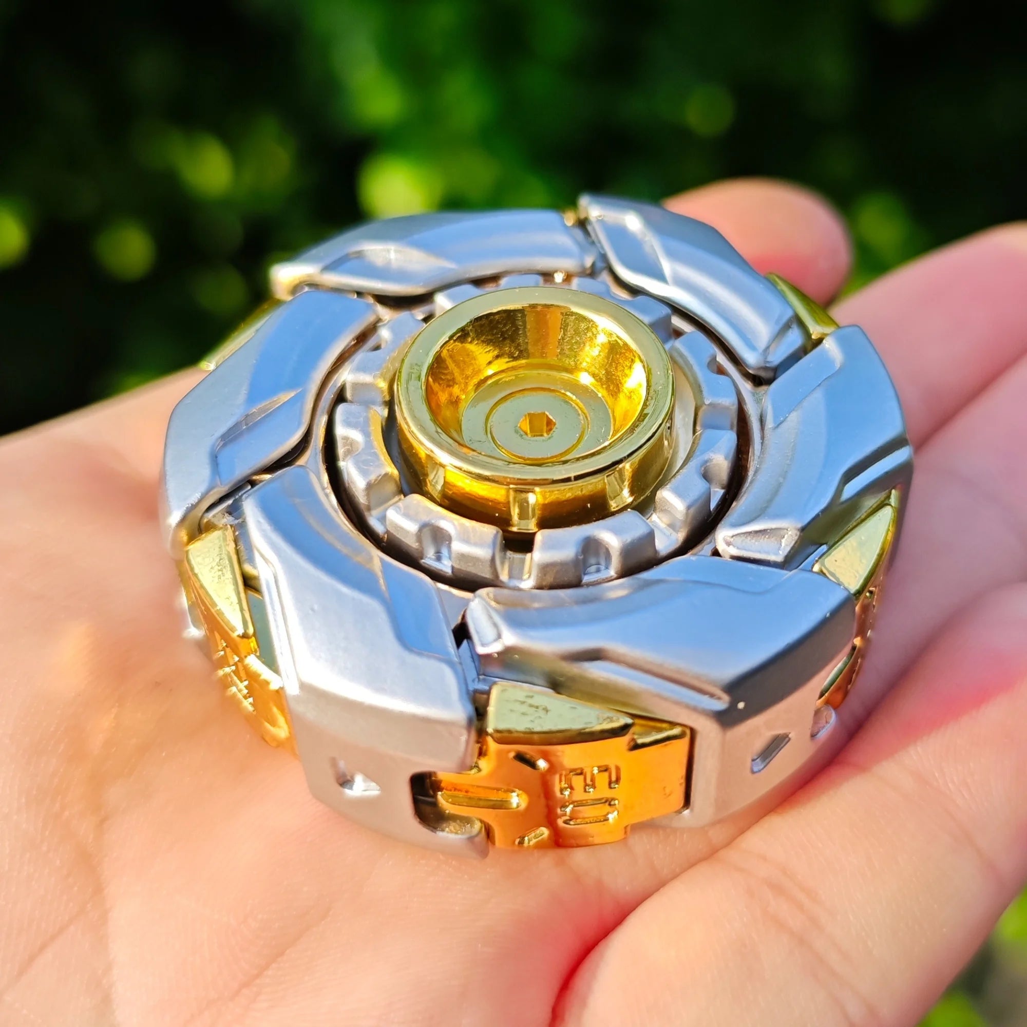EDC Fidget Sliders Fidget Toys Stress Relief For Adults Magnetic Metal Fidgety Mood Buster Open Armor Spinning TopFidget Toys