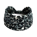 Bohemia Print Wide Headbands New Vintage Elastic Knot Turban Headwrap for Women Girls Soft Print Yoga Bandana Hair Accessories