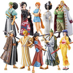 18cm One Piece Anime Figure Luffy Zoro Chopper Nami Action Figure Land of Wano Toys for Kids Gift Collectible Model