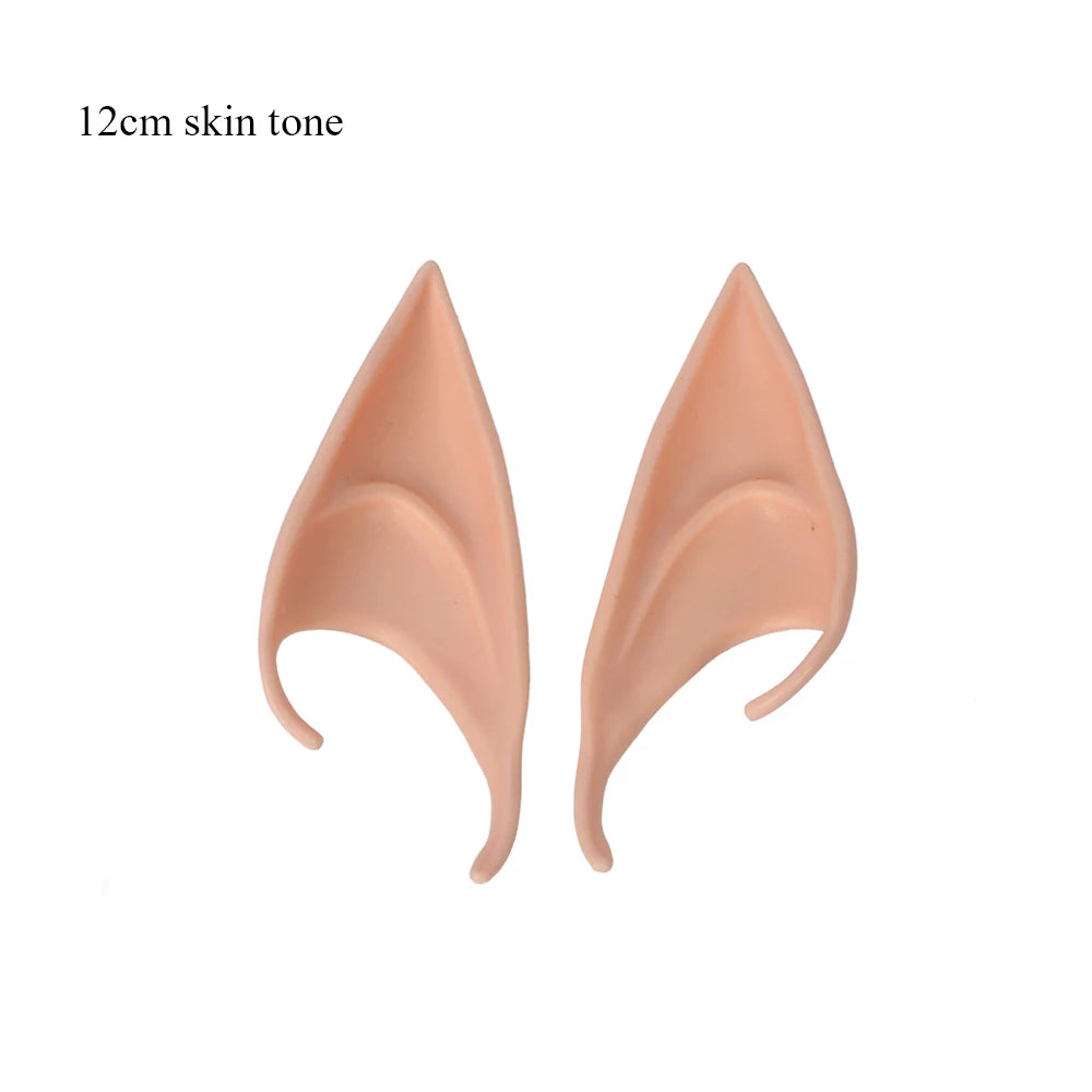 Mysterious Angel Elf Ears Latex Ears for Fairy Cosplay Costume Accessories Halloween Decoration Photo Props Adult Kids Toys