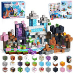 100-300pcs Magnetic Tiles Building Blocks Set,My World Figures Bricks, STEM Educational Toys for Kids Ages 3-10,Boys Girls Gifts