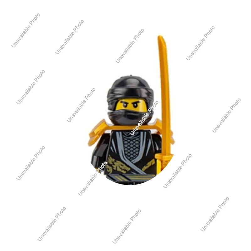 Hot Toys Ninja Figures Garmadon Jay Zane Kai Nya Lloyd Samukai Cole Harumi Ultra Violet Pyro Snake Morro Building Block Kids Toy