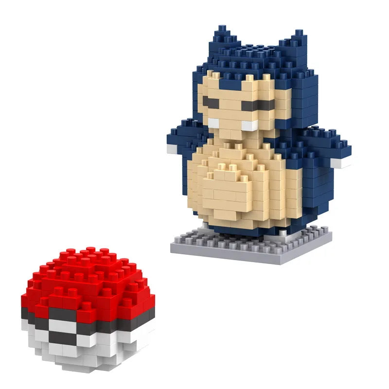 75 Style Pokemon Building Blocks Assembly Anime Picachu Charizard Doll Blastoise Bulbasaur Gengar Bricks Toy for Kid Gift