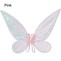 Butterfly Fairy Wings Costume Women Girls Sparkle Princess Angel Wing for Halloween Party Favor Cosplay Costume Dress Up Props