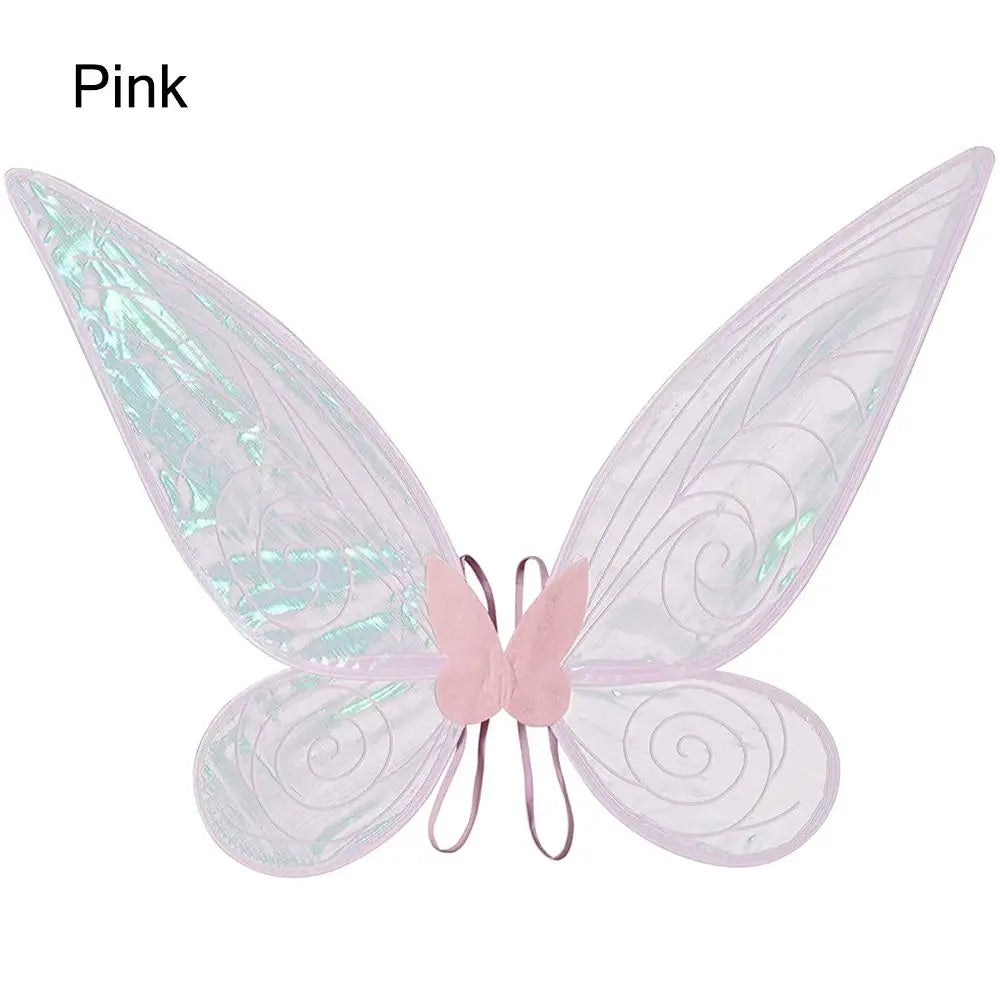 Butterfly Fairy Wings Costume Women Girls Sparkle Princess Angel Wing for Halloween Party Favor Cosplay Costume Dress Up Props