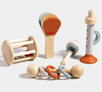 Baby Handheld Bell, Ringing Instrument, Early Childhood Education, Soothing Bed Bell, Wooden Gripping, Chewing Toy