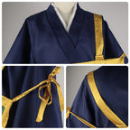 Geto Suguru Cosplay Costume Black Blue Kimono School Uniform Anime Clothe Halloween Costumes For Women Man
