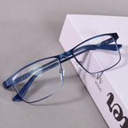 Anti Blue Light Reading Glasses Men High Quality Full-frame Diopter Glasses Business Male Presbyopic Eyeglasses +100+200