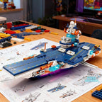 Navy War Chariot Ship Army Boat Plane Model Warships Building Blocks Compatible With Lego  Construction Set for Boys Bricks Toys