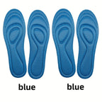 1/2 Pairs Memory Foam Disposable Insoles for Shoes Antibacterial Deodorization Sweat Absorption Insert Sport Shoes Pads