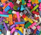 125/250g Building Blocks Bulk Lot Pack Sorted By Color Bricks Block Plate Small Particles Bulk Compatible LeDUO