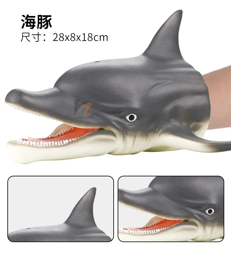 Scientific and Educational Cognitive Glove Model, Simulated Dinosaur, Children's Interactive Entertainment Hand Puppet Toy
