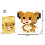 Disney Zootopia Small LinaBell Building Blocks Judy Nick Model Donald Duck Education Lotso Toys Mickey Mouse For Kids Birthday