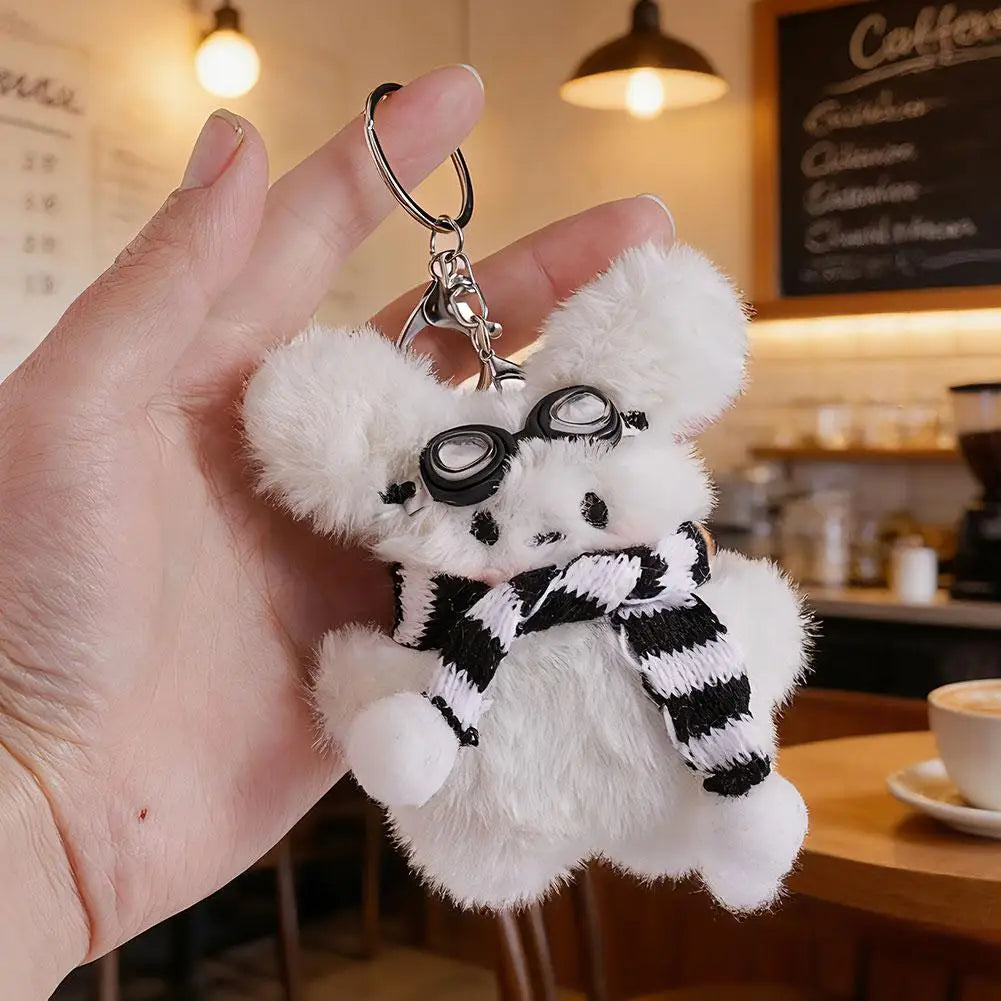 Plush Toys Doll Keychain Kawaii Pochacco Anime Pendant Cute Children Toy Gifts Keychains Keyring Plushie Birthday Girls