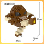 Pokemon Building Blocks Small Cartoon Mini Block Pikachu Charizard Eevee Mewtwo Anime Assemble Action Model Dolls Boys Toys