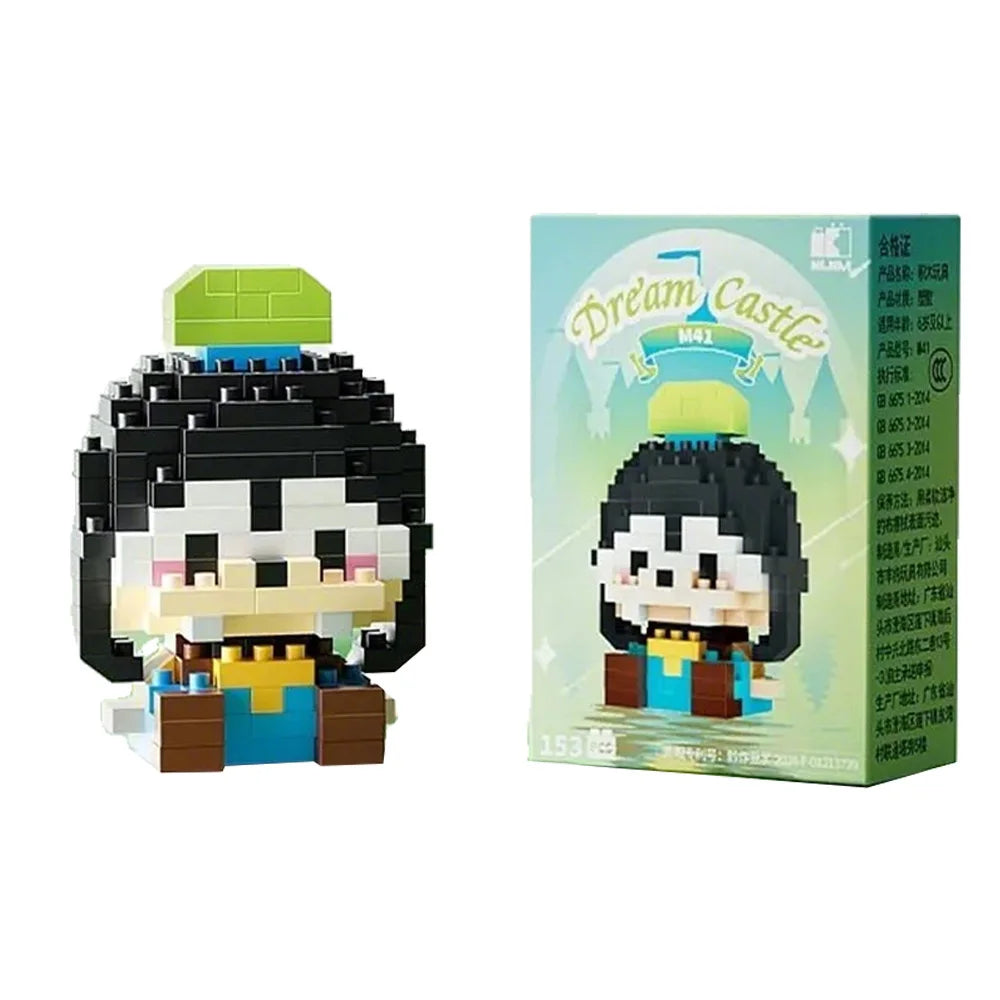 Disney Stitch Building Blocks Anime Kawaii Cartoon mini Action Children's Figures Blocks Bricks Assemble DIY Toys Gift for Kids