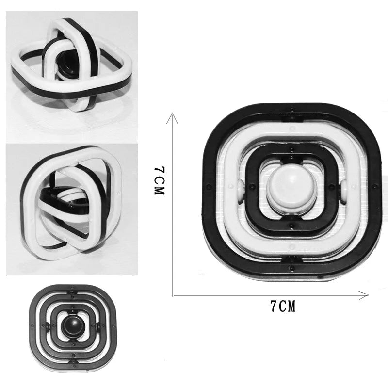 3D Flip Finger Spinner 360° Fingertip GyroToys Infinite flipping Autism Stress Relief ADHD Childre Child Adult Sensory Gifts
