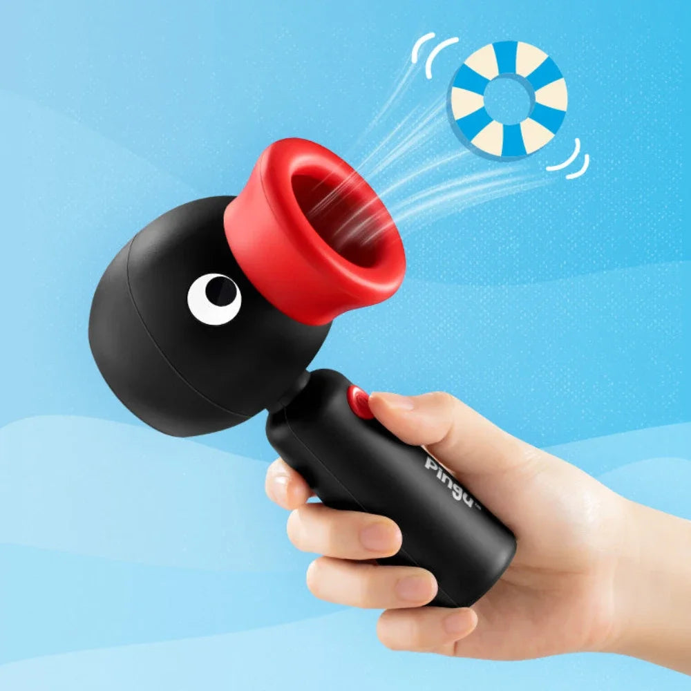 New Pingu Handheld Fan Chargeable 2000mah Rotatable Summer Fan Toys Desk Office Students Anime Peripheral Gifts Travel Summer S