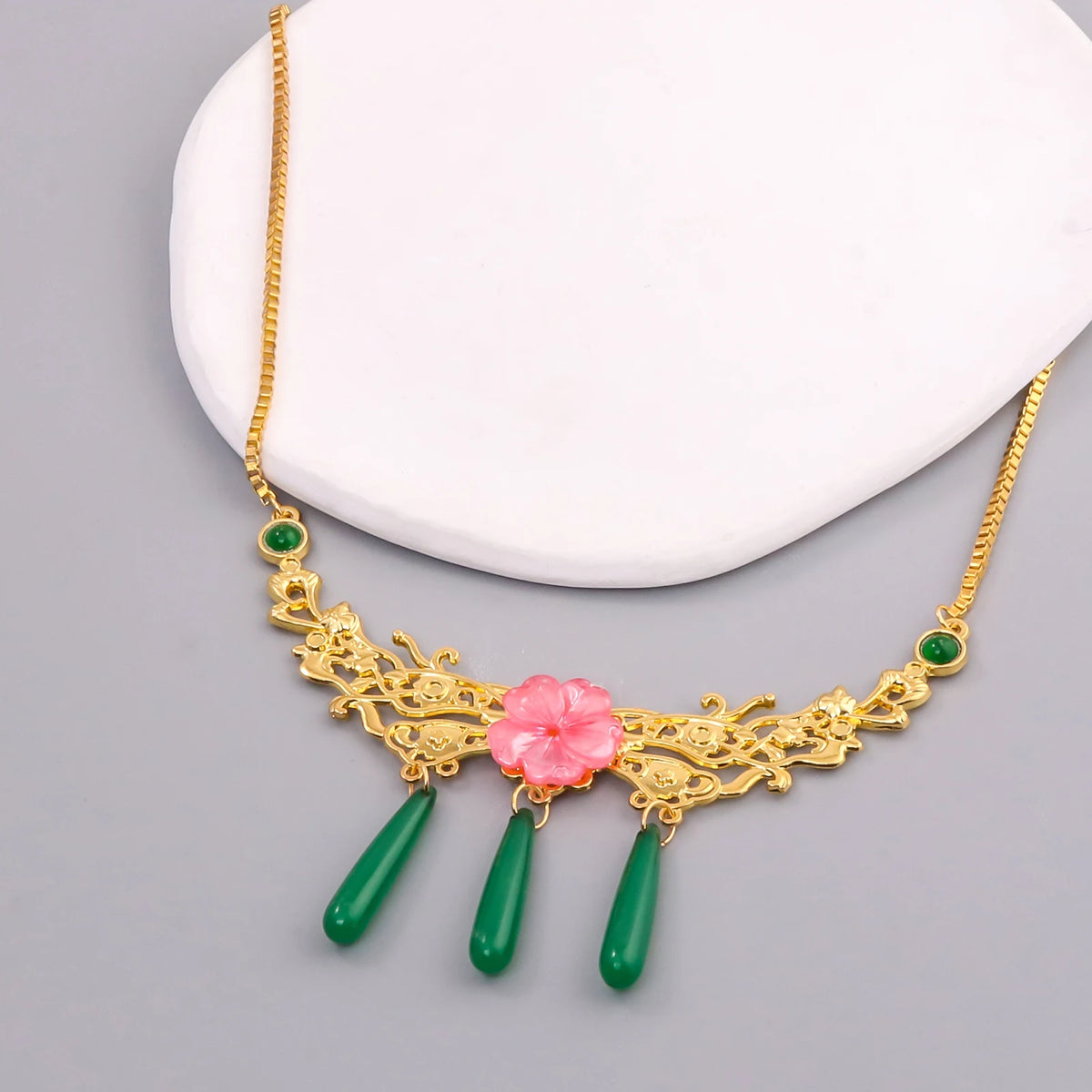 Anime The Apothecary Diaries Maomao Cosplay Necklace Earrings for Women Girls Accessories Halloween Gift