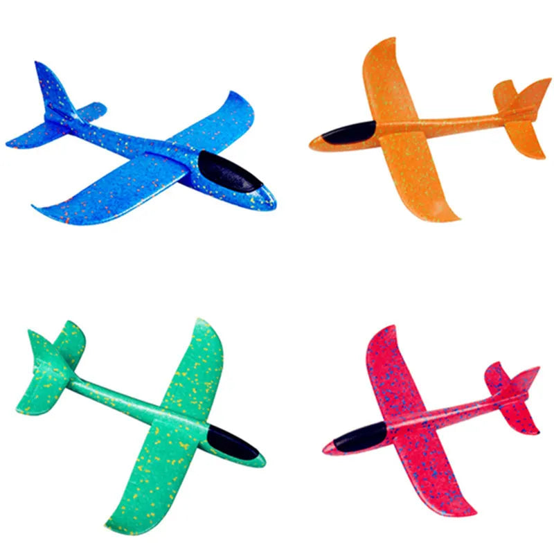 50CM Big Foam Plane Glider Hand Throw Airplane Light Inertial EPP Bubble Planes Outdoor Launch Toys for Boys Gift